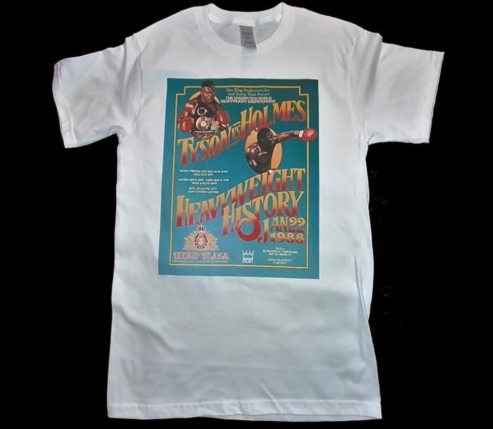Mike Tyson Vs Larry Holmes Heavyweight History Fight Poster
